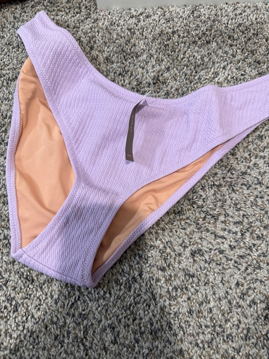 J. Crew Other - J. Crew Bikini Bottom Women’s XL Curved High Waist Purple Scrunchie New